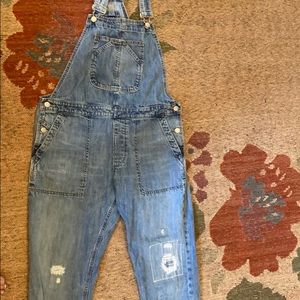 Denim overalls